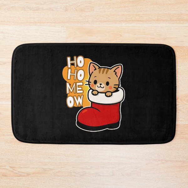 Item preview, Festive Cat in a Santa Boot designed and sold by SplashTastic.