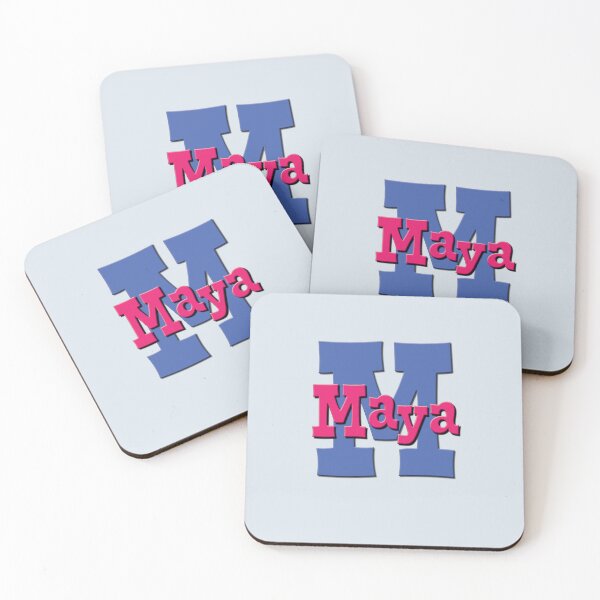 Item preview, M is for Maya, Girl’s and Woman's Name and Initial  designed and sold by CharlottePlaceArt.