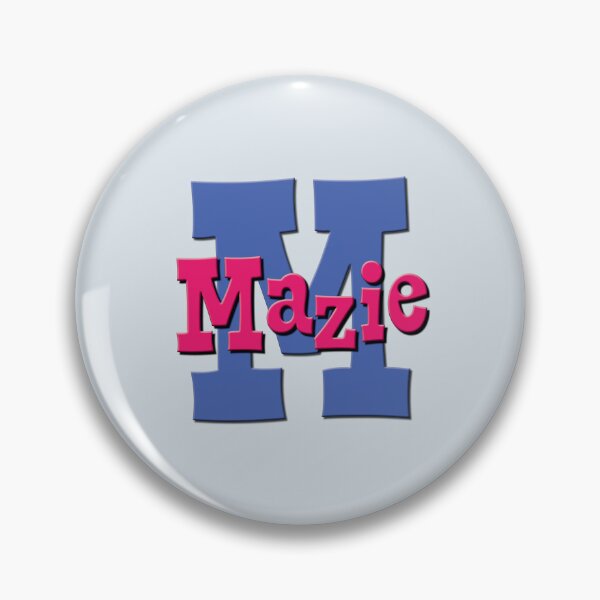Item preview, M is for Mazie, Girl’s and Woman's Name and Initial  designed and sold by CharlottePlaceArt.