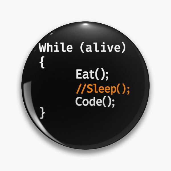 Artikelvorschau, Essen, schlafen, programmieren, solange Sie leben entworfen und verkauft von Programming Jokes.