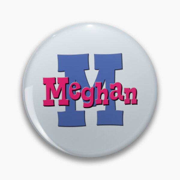 Item preview, M is for Meghan, Girl’s and Woman's Name and Initial  designed and sold by CharlottePlaceArt.