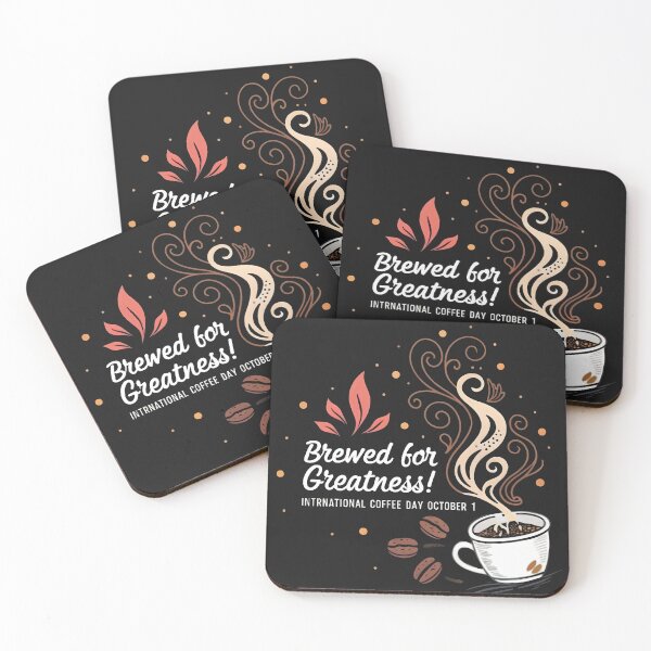 Item preview, Brewed for Greatness Coffee Day designed and sold by Zatch-Bell.