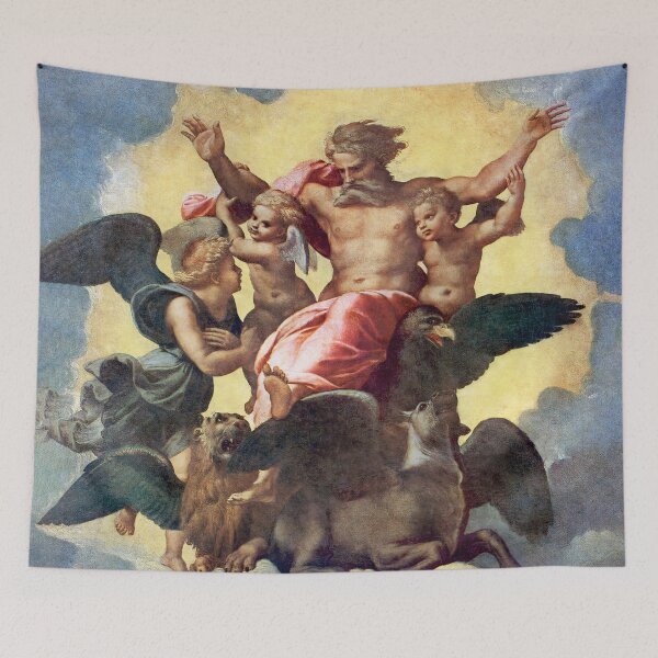 Item preview, Ezekiel's Vision 1518 Raphael Sanzio - High Renaissance Biblical Art - Vatican Palace Fresco Study designed and sold by Under-TheTable.