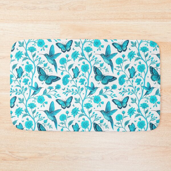 Item preview, Foral pattern with birds Toile de Jouy designed and sold by Creative Line Prints.
