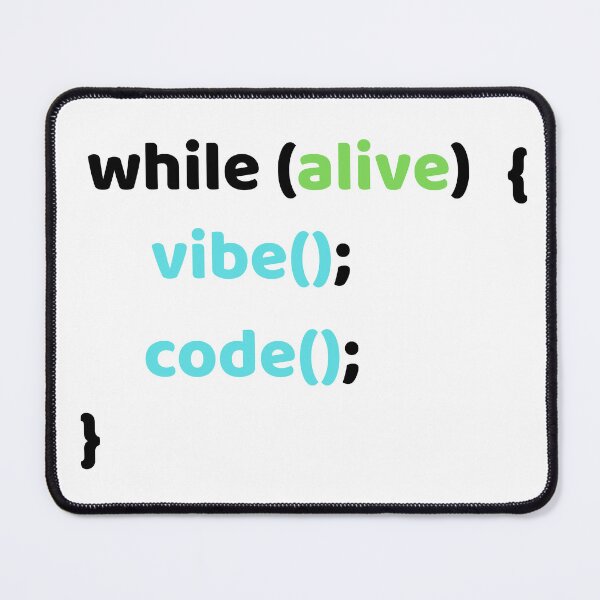 Item preview, While alive, vibe, code designed and sold by Programming Jokes.