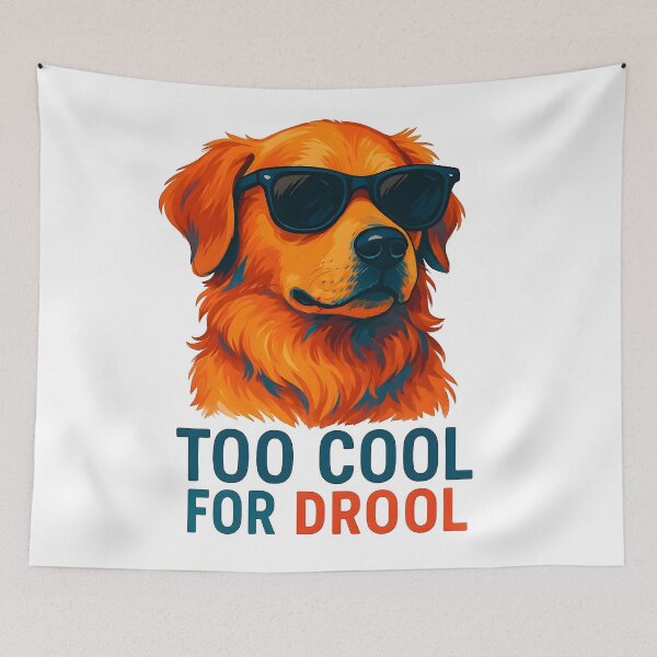 Item preview, dog, drooling, drool, cute, puppy designed and sold by TrueArtVibes.
