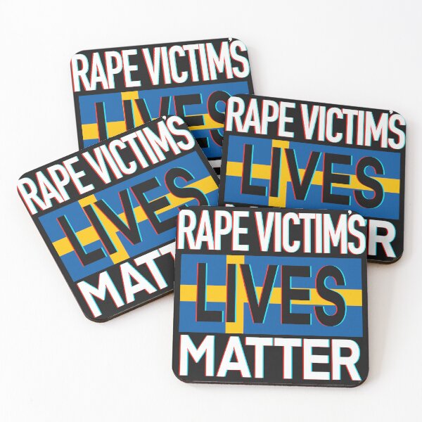 Item preview, Rape Victims Lives Matter - Sverige - Sweden designed and sold by KateVanFloofno1.
