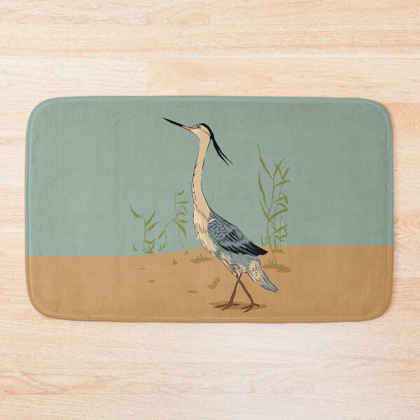 Item preview, Vector Grey Heron Illustration Bird Wildlife Nature Art designed and sold by jayson salvador.