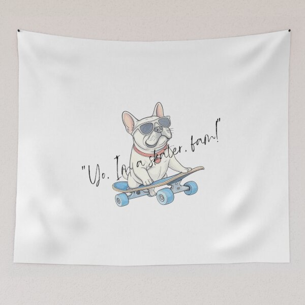 Item preview, Joyful Frenchie Flower T-Shirt, Japanese Pet Lover Gift designed and sold by FunnyPetTeesJP.