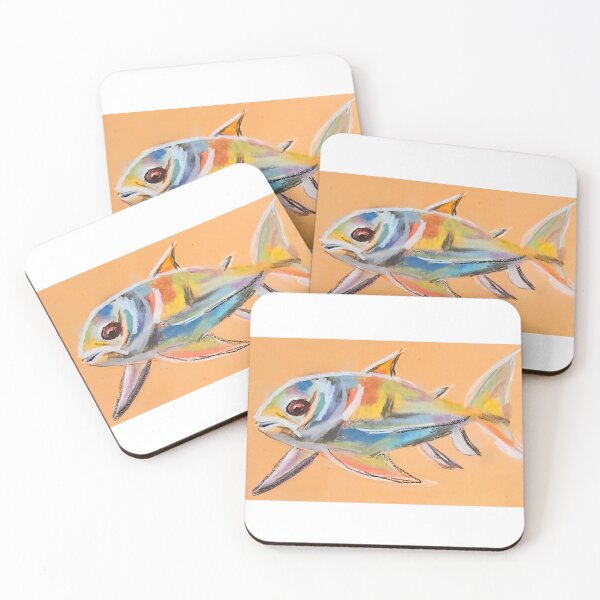 Aperçu de l'œuvre Peinture pastel de poisson créée et vendue par PipassoArt.