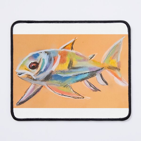 Item preview, Fish pastel painting designed and sold by PipassoArt.