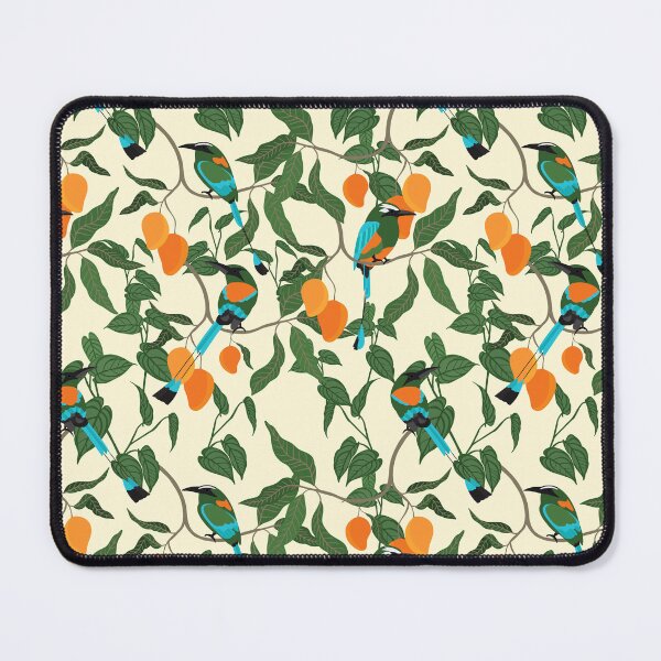 Item preview, Turquoise browed motmot bird on the mango tree. designed and sold by Retro Street Studios.