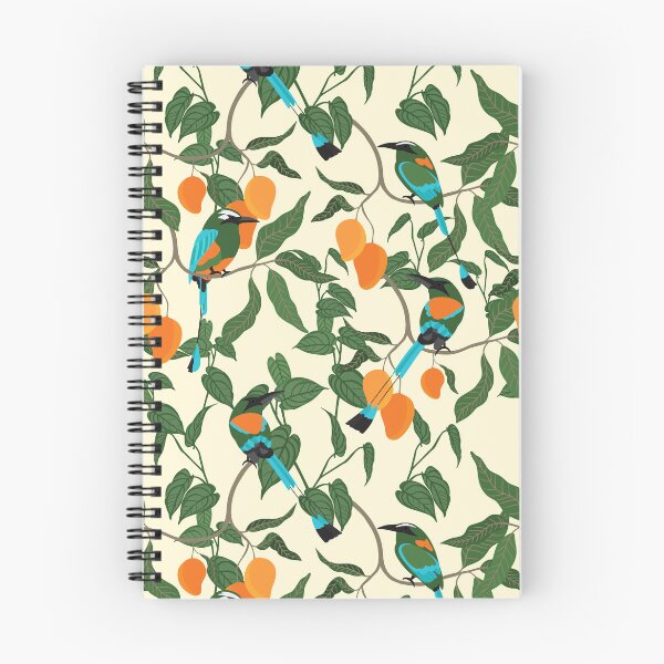 Item preview, Turquoise browed motmot bird on the mango tree. designed and sold by Retro Street Studios.