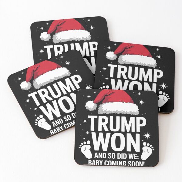 Item preview, Trump Won and So Did We Baby Reveal Christmas Trump  designed and sold by Charidana.