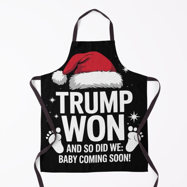 Item preview, Trump Won and So Did We Baby Reveal Christmas Trump designed and sold by Charidana.