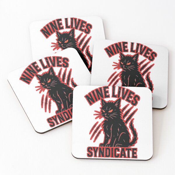 Item preview, “Nine Lives Syndicate – Fierce Black Cat Streetwear Design” designed and sold by AtikumW.