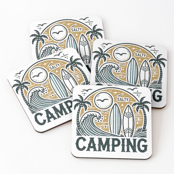 Item preview, His n Her's Salty Camping designed and sold by SaltySpraySurf.