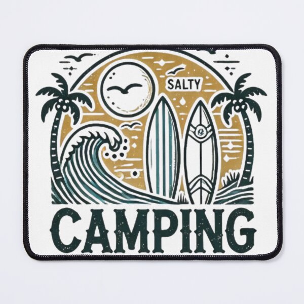 Item preview, His n Her's Salty Camping designed and sold by SaltySpraySurf.