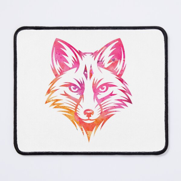 Artikelvorschau, Bunter Aquarell Wolfskopf | Stammes-Tierkunst entworfen und verkauft von fawzimorsy.