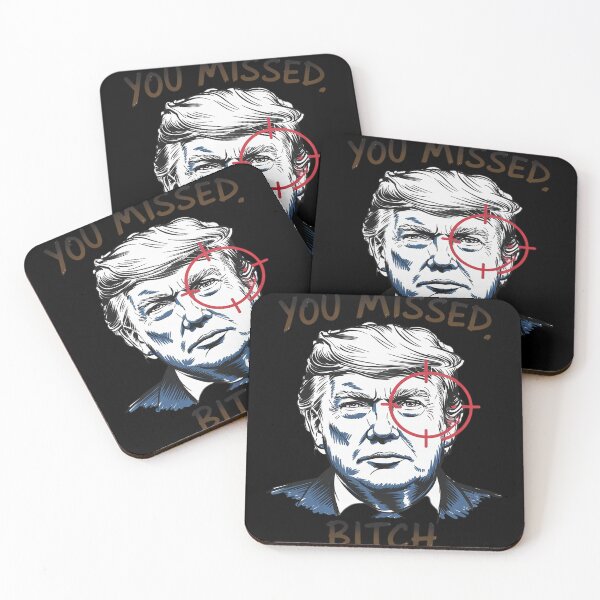 Item preview, Trump You Missed Bitch Trump Shootting Target  designed and sold by Charidana.