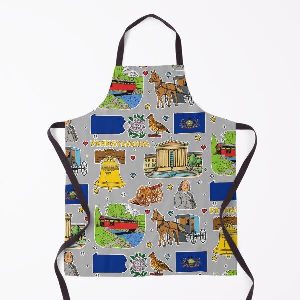 Item preview, Pennsylvania State Landmarks Vintage Travel Design – Liberty Bell & State Pride Art designed and sold by mashmosh.
