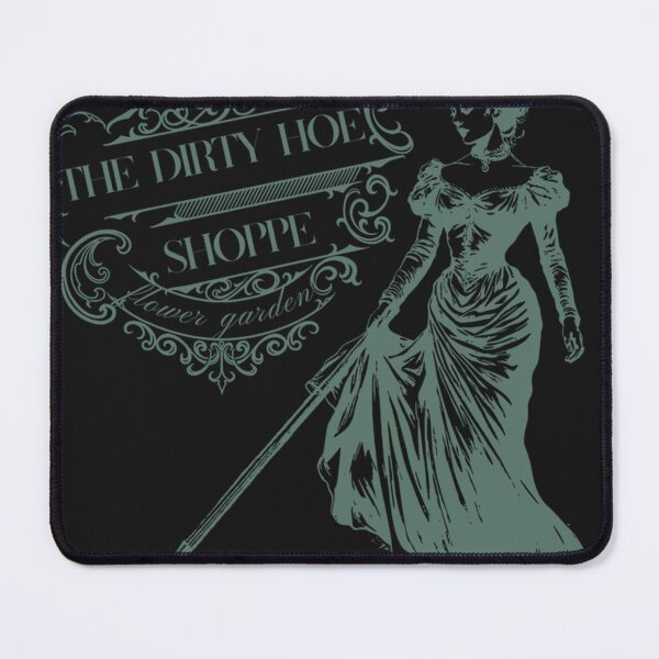 Item preview, The Dirty Hoe Flower Garden Shoppe Pun In Sage Green designed and sold by ChristinaSey.
