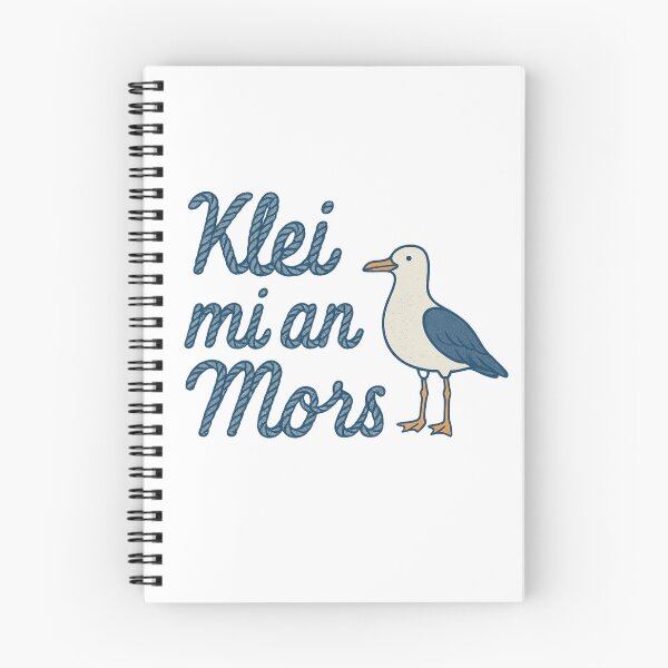 Item preview, Klei mi an Mors – Maritime seagull design in rope style designed and sold by Fies-und-Fein.