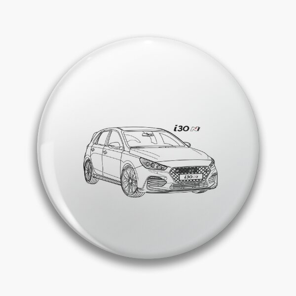 Item preview, Car i30n Line art  designed and sold by sketchjuny.