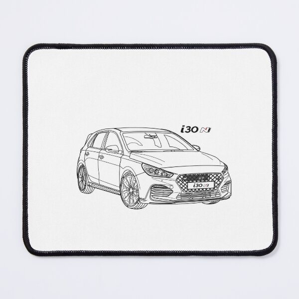 Item preview, Car i30n Line art  designed and sold by sketchjuny.