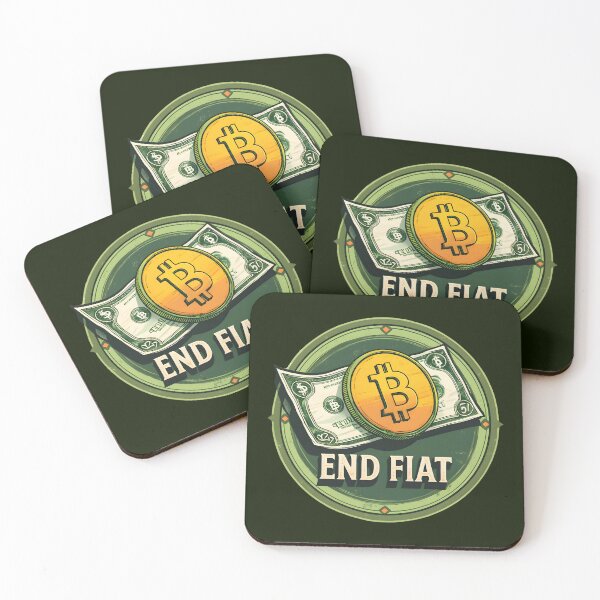 Item preview, End Fiat | Vintage Bitcoin design designed and sold by Stay Orange!.