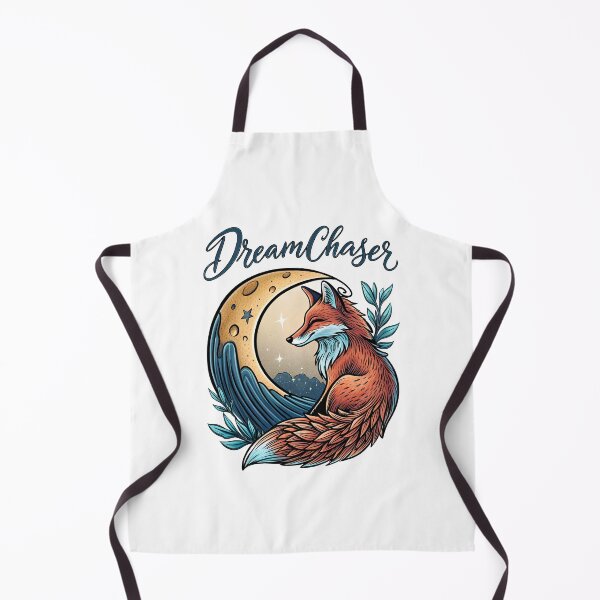 Item preview, Dreamchaser – Neo-Traditional Fox under Moonlight designed and sold by FlowingInkArt.