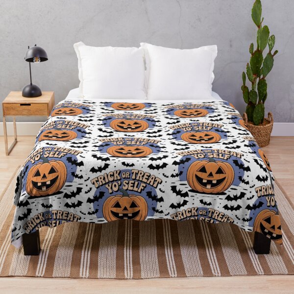 Item preview, Trick or Treat Yo’ Self Pumpkin Design | Funny Halloween Costume Art designed and sold by HahaHandlesHub.