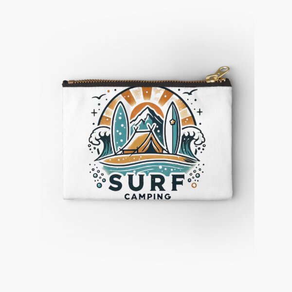 Item preview, Surfing and Camping designed and sold by SaltySpraySurf.