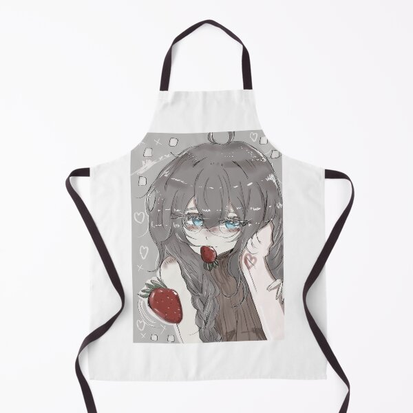 Item preview, Anime girl and strawberries xx designed and sold by MysticRacoon6.