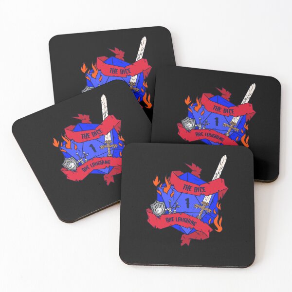 Item preview, DnD Laughing Dice Fighter designed and sold by fireCATgraphics.