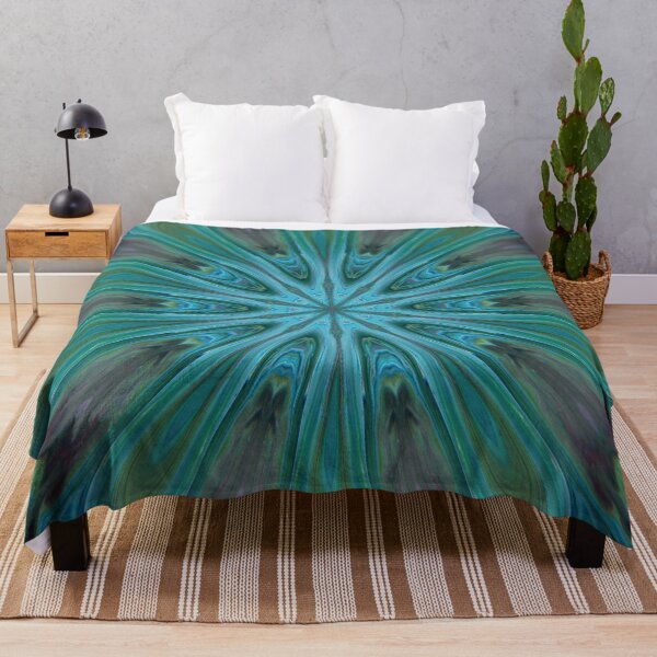 Item preview, Green Peacock Feather Mandala - Kaleidoscope Design by Fluid Nature designed and sold by vmajzlik.