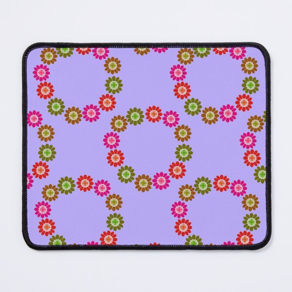 Item preview, Abstract flower repeating pattern lilac designed and sold by Svasti Arts and Designs.