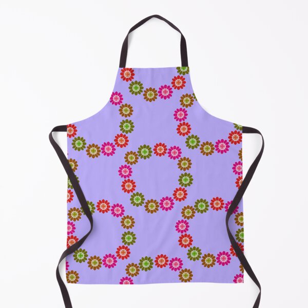 Item preview, Abstract flower repeating pattern lilac designed and sold by Svasti Arts and Designs.