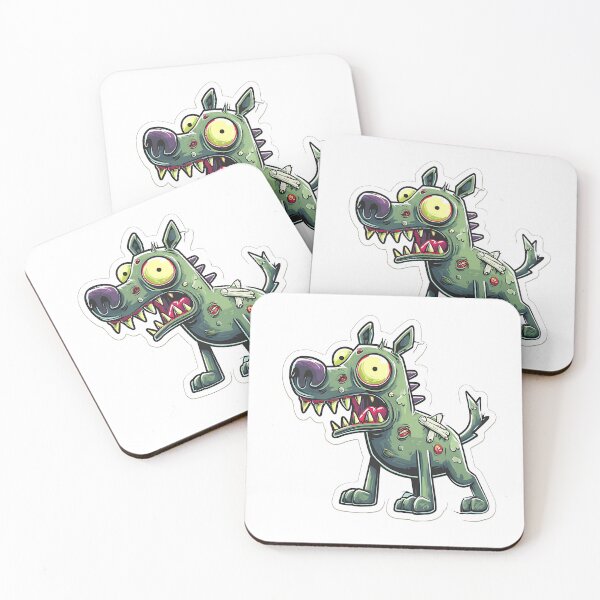 Item preview, A CUTE ZOMBIE DOG FOR HALLOWEEN designed and sold by infinitearte.