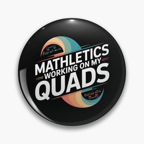 Item preview, Mathletics Working On My Quads - This funny gift is perfect for math teachers, students, fitness enthusiasts, and anyone who loves nerdy jokes and clever wordplay. designed and sold by ZyziowskyArt.