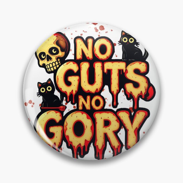 Item preview, No Guts, No Gory – Horror Pun for Halloween Lovers designed and sold by SnarkyTextStudiO.
