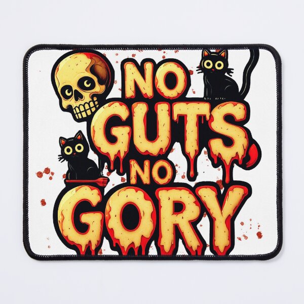 Item preview, No Guts, No Gory – Horror Pun for Halloween Lovers designed and sold by SnarkyTextStudiO.