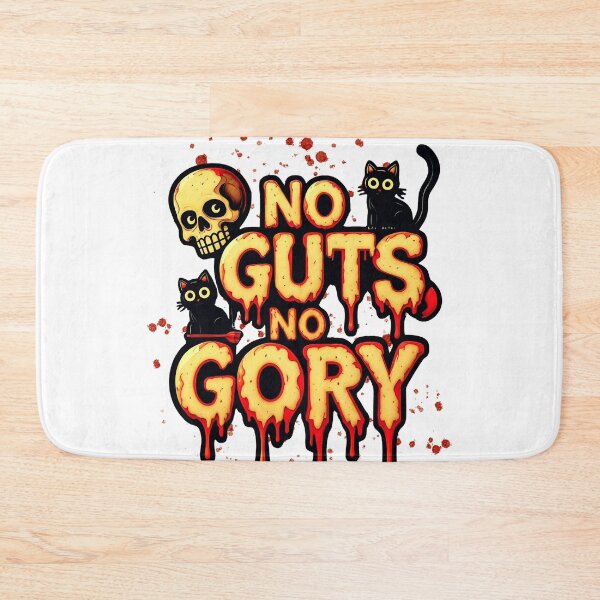 Item preview, No Guts, No Gory – Horror Pun for Halloween Lovers designed and sold by SnarkyTextStudiO.
