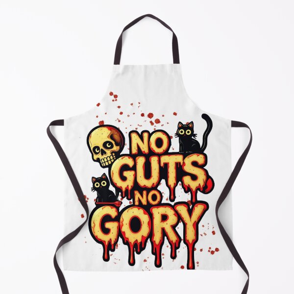 Item preview, No Guts, No Gory – Horror Pun for Halloween Lovers designed and sold by SnarkyTextStudiO.