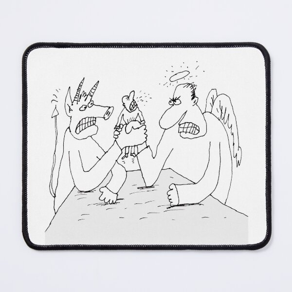 Item preview, Angel and Demon Arm Wrestling designed and sold by ARToonHouse.