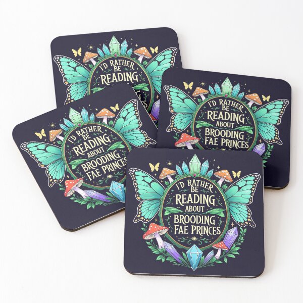 Item preview, I'd Rather be Reading about Brooding Fae Princes designed and sold by marshmelephant.
