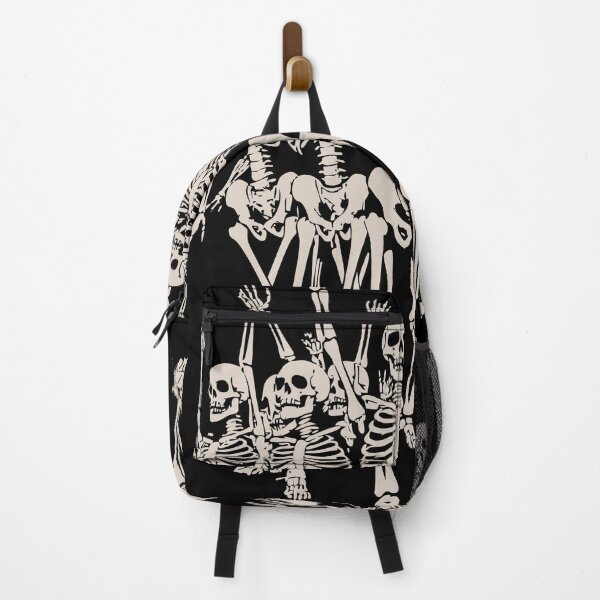 Item preview, Minimalist Dancing Skeletons Halloween – Spooky Skeleton Pattern designed and sold by WojcikDesigners.