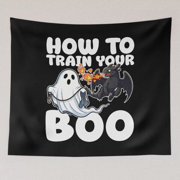 Item preview, HOW TO TRAIN YOUR BOO - GHOST HALLOWEEN designed and sold by KEF Custom.