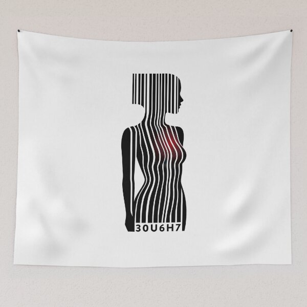 Item preview, Human Barcode – Conceptual Minimalist Design designed and sold by Ovitees.