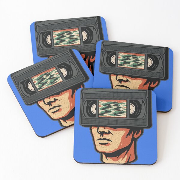 Item preview, Tape Head (Retro VHS Horror Static Design) designed and sold by Rare Plus Apparel!.